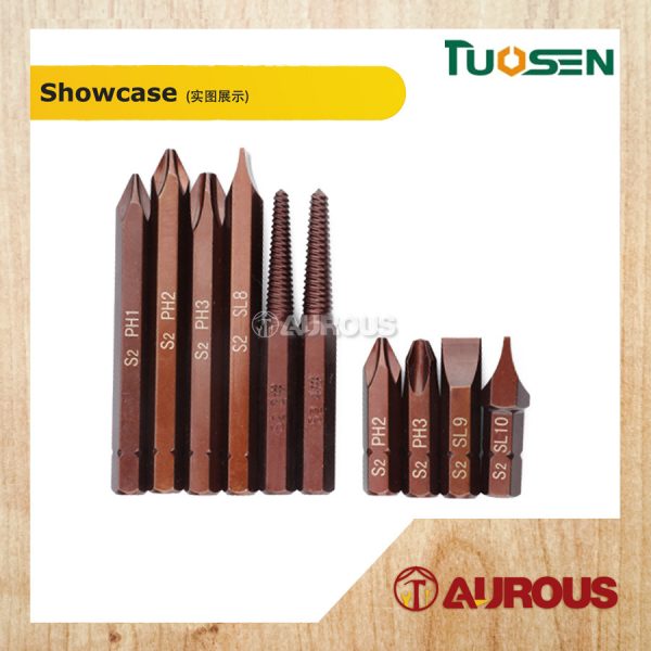TUOSEN S2 STEEL IMPACT DRIVER SCREWDRIVER SET EXTRACTOR 12 PCS (15633) - Image 4