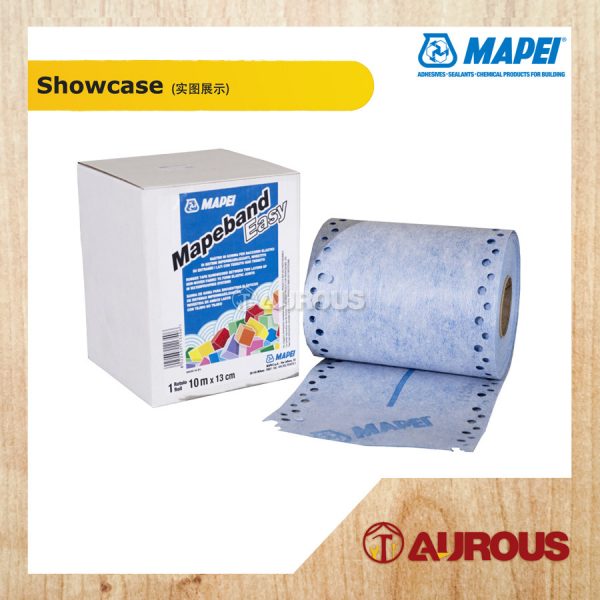 MAPEI MAPEBAND EASY RUBBER TAPE NON WOVEN FABRIC JOINT EDGE 130MM (10M/20M/30M) - Image 2
