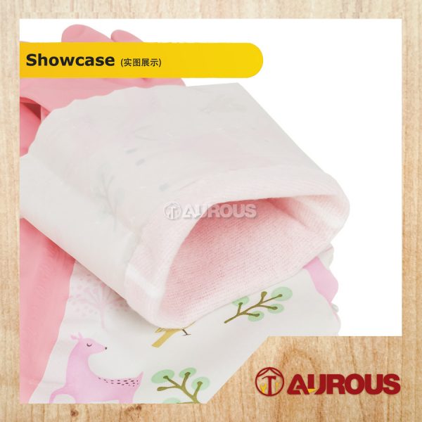 HOUSEHOLD WATERPROOF RUBBER KITCHEN HAND GLOVE WITH VELVET LINING (1 PAIR) - Image 3