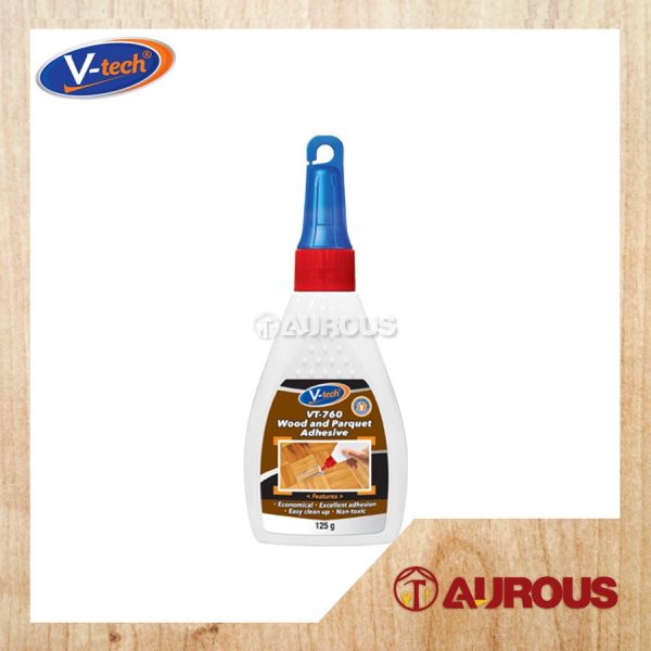 VTECH VT-760 WOOD & PARQUET AHESIVE WHITE WALL PAPER WHITE GLUE VT760150 (125ML)