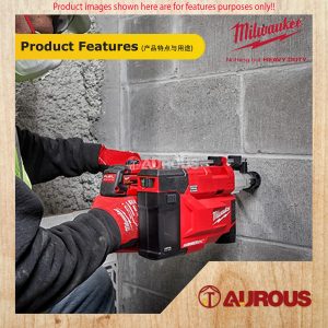 MILWAUKEE M12 UNIVERSAL GEN 2 DUST EXTRACTOR HAMMER VACUUM (M12 UDEL-0B) - Image 8