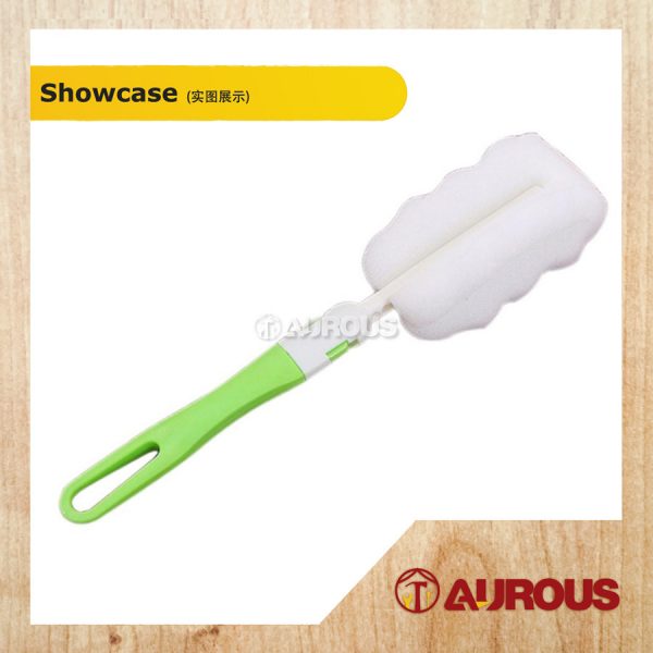 PVC HANDLE SOFT SPONGE BOTTLE BRUSH CLEAINING TOOLS (COLOUR RANDOM) - Image 3