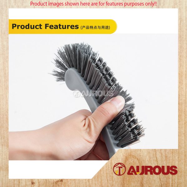TOILET BOWL DEAD CORNER CLEANER BRUSH WITH HANDLE (H676-2) - Image 7