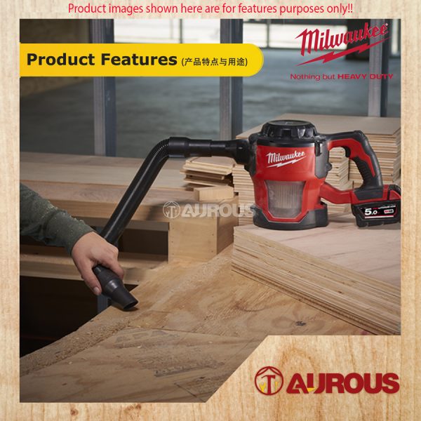 MILWAUKEE M18 HEPA TEAPOT COMPACT HAND VACUUM M18 CV-0 [BARE TOOL] - Image 8