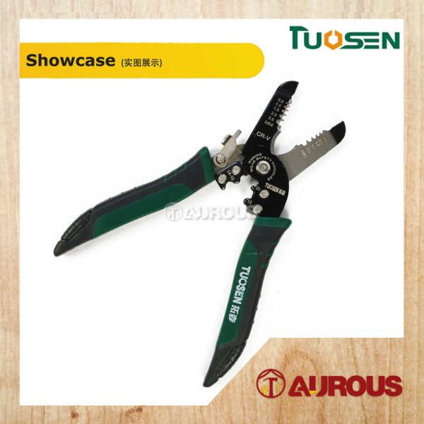 TUOSEN MULTIFUNCTIONAL 3 IN 1 WIRE STRIPPER PLIER 7''/180MM (11451) - Image 3