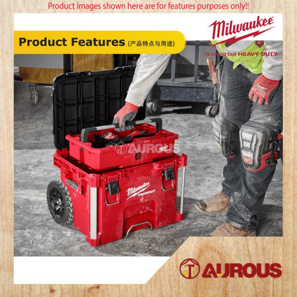 MILWAUKEE PACKOUT ROLLING TOOL BOX (48-22-8426) - Image 9