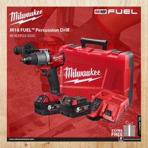 MILWAUKEE M18 FUEL GEN III 2-SPEED PERCUSSION DRILL/DRIVER (M18 FPD2-0X / M18 FPD2-502C)
