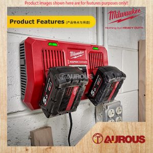 MILWAUKEE M18 DUAL BAY FAST CHARGER M18 DFC-SA - Image 8