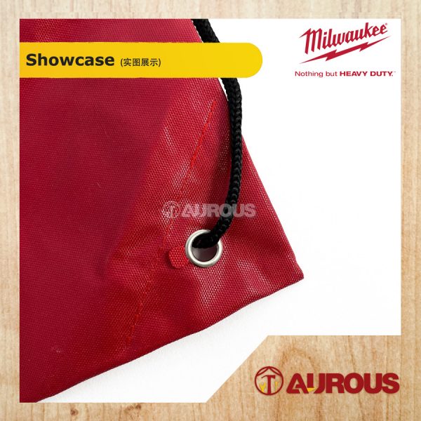 [STOCK LIMITED] MILWAUKEE PREMIUM RED NYLON DRAWSTRING BAG - Image 5