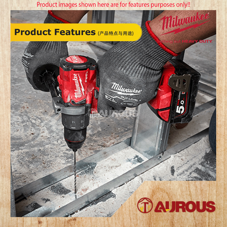 MILWAUKEE M18 FUEL GEN III 2-SPEED PERCUSSION DRILL/DRIVER (M18 FPD2-0X / M18 FPD2-502C) - Image 9