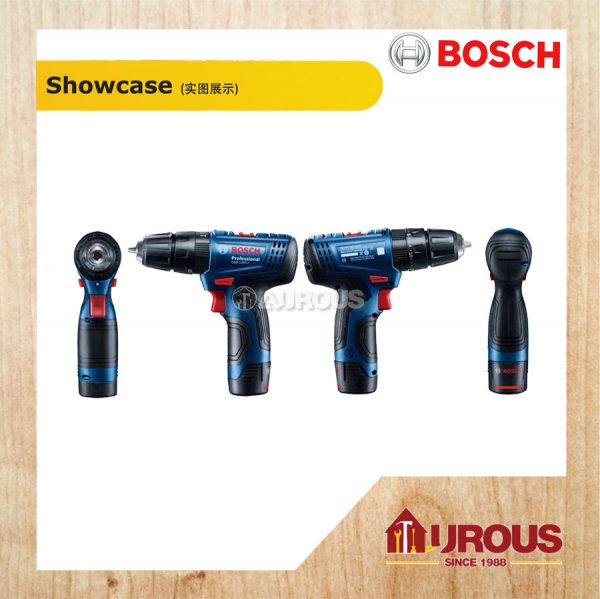 BOSCH CORDLESS DRILL / DRIVER GSB 120-LI (IMPACT DRILL) 2.0AH BATTERY + EXTRA FREE GIFT - Image 3