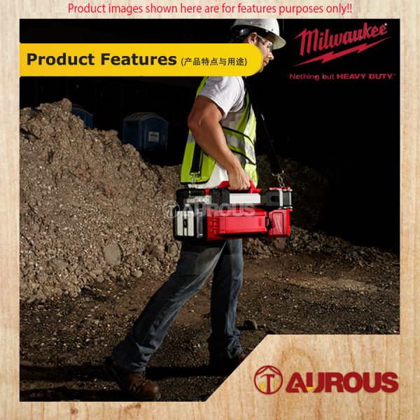 MILWAUKEE M18 LED REMOTE STAND LIGHT (M18 ONERSAL-0 / M18 ONERSAL-501B) - Image 9
