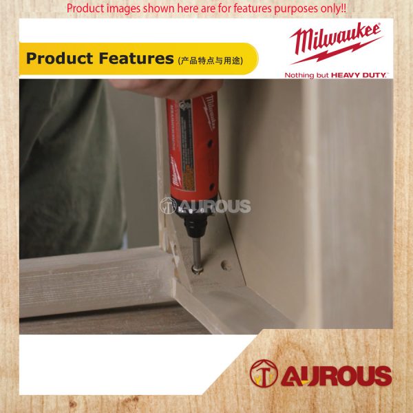 MILWAUKEE M4 1/4 HEX 2 SPEED SCREWDRIVER (M4 D-202B) - Image 8