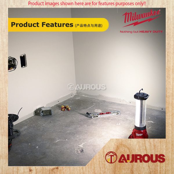 MILWAUKEE M18 LED 180-360 LANTERN LIGHT 400 LUMEN (M18 LL-0 / M18 LL-501B) - Image 7