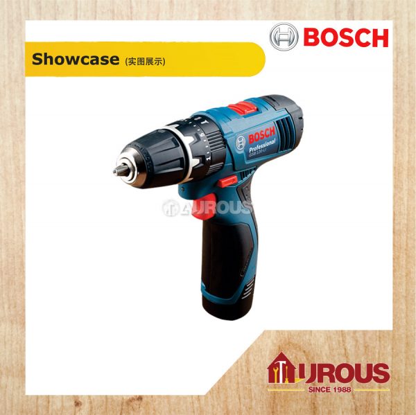BOSCH CORDLESS DRILL / DRIVER GSB 120-LI (IMPACT DRILL) 2.0AH BATTERY + EXTRA FREE GIFT - Image 2