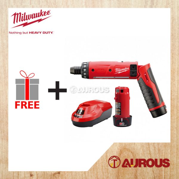 MILWAUKEE M4 1/4 HEX 2 SPEED SCREWDRIVER (M4 D-202B)
