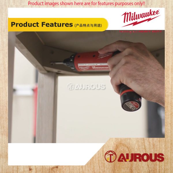 MILWAUKEE M4 1/4 HEX 2 SPEED SCREWDRIVER (M4 D-202B) - Image 7