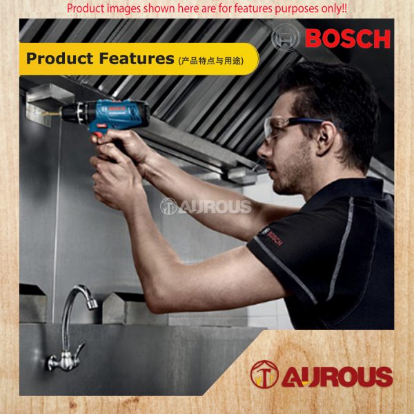 BOSCH CORDLESS DRILL / DRIVER GSB 120-LI (IMPACT DRILL) 2.0AH BATTERY + EXTRA FREE GIFT - Image 8