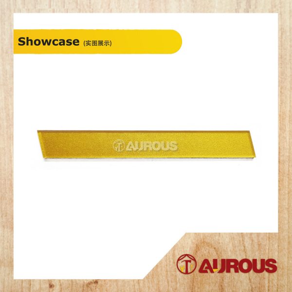 80MM METALLIC GOLD ACRYLIC NUMBER & ALPHABET HOUSE NUMBER PLATE (ABC / 0-9) - Image 3