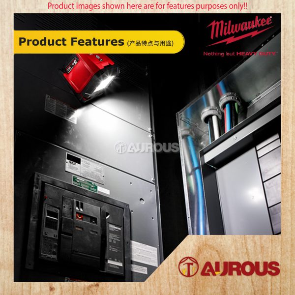 MILWAUKEE M18 LED PIVOTING AREA LIGHT (M18 PAL-0 / M18 PAL-501B) - Image 9