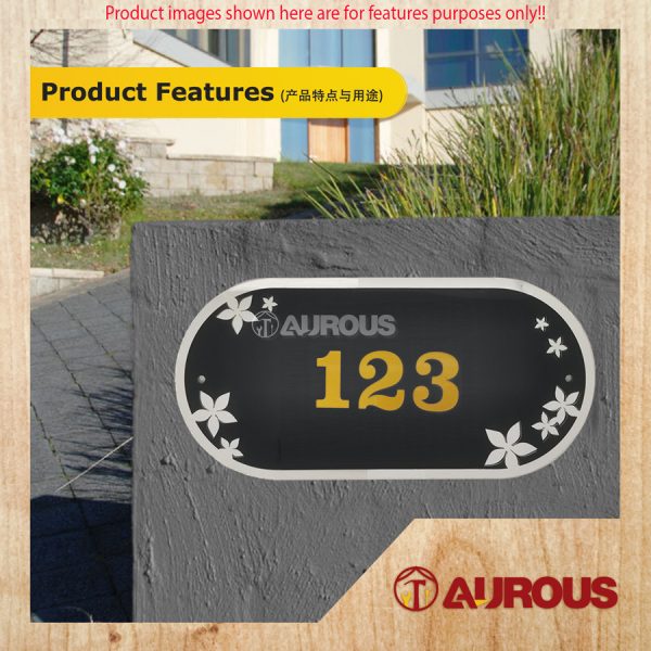 ACRYLIC HOUSE NUMBER PLATE (DL03 / DL05) - Image 7