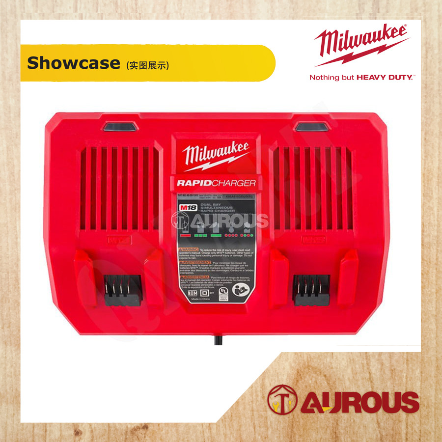 MILWAUKEE M18 DUAL BAY FAST CHARGER M18 DFC-SA - Image 2