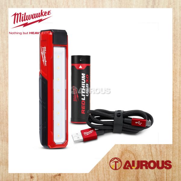 MILWAUKEE L4 B3 MAGNETIC USB RECHARGEABLE PERSONAL POCKET FLOOD LIGHT 445 LUMENS (L4 FL-301)