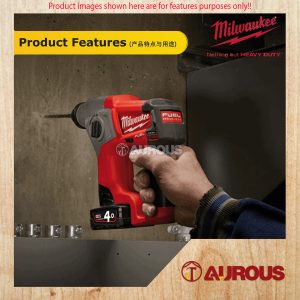 MILWAUKEE M12 FUEL SDS PLUS COMPACT ROTARY HAMMER (M12 CH-602C) - Image 7