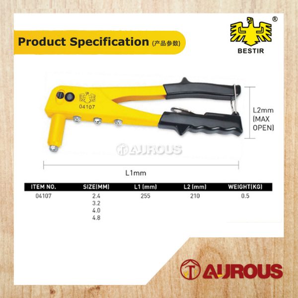 BESTIR AQUEEZE HAND BLIND RIVETER/MESIN PAKU KELING (04107) - Image 6