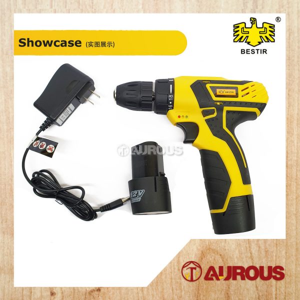 BESTIR CORDLESS IMPACT DRILL DRIVER 12V / MESIN BAR GERUDI BATERI (P0901) - Image 4