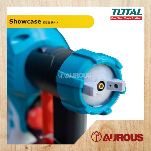TOTAL CORDED SPRAY GUN COMPRESSOR SET 450W 800ML WITH 1.5MM BRASS NOZZLE (TT3506) - Image 2