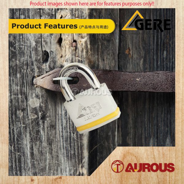 GERE GRANIT SUS304 PADLOCK KEY ALIKE CL55 45MM (2PCS/3PCS/4PCS/5PCS) - Image 6