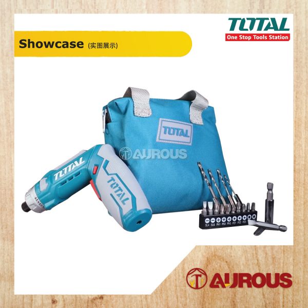 TOTAL LI-ION CORDLESS SCREWDRIVER 8V (TSDLI0801) - Image 4
