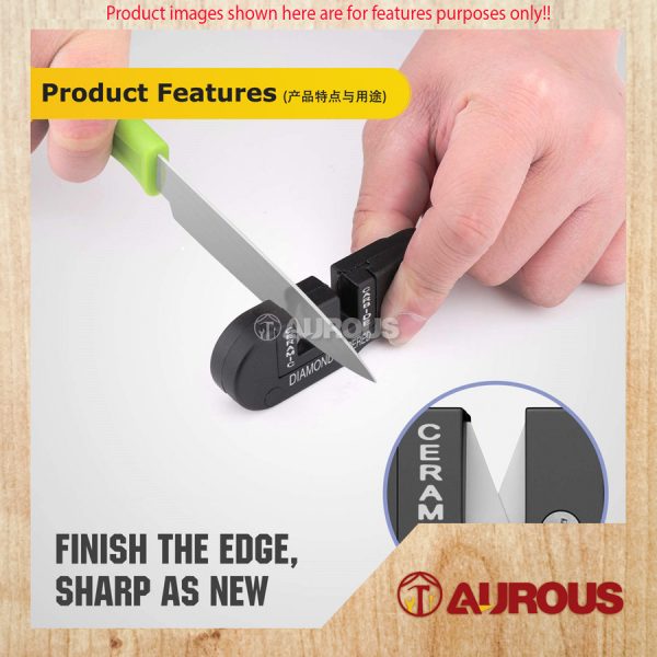 PORTABLE 3 IN 1 MULTIFUNCTION MINI POCKET KEYCHAIN SHARPENER FOLDABLE KNIFE SHARPENING TOOL - Image 9
