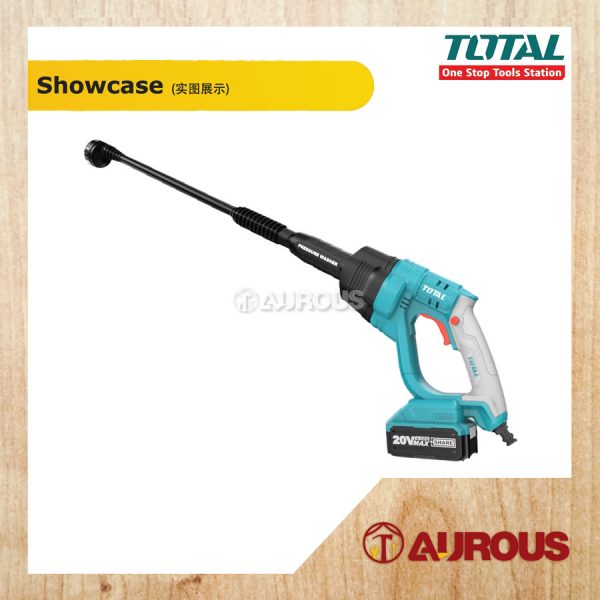 TOTAL CORDLESS PRESSURE WASHER 20V TPWLI20084 C/W BATTERY 4.0AH AND CHARGER - Image 2