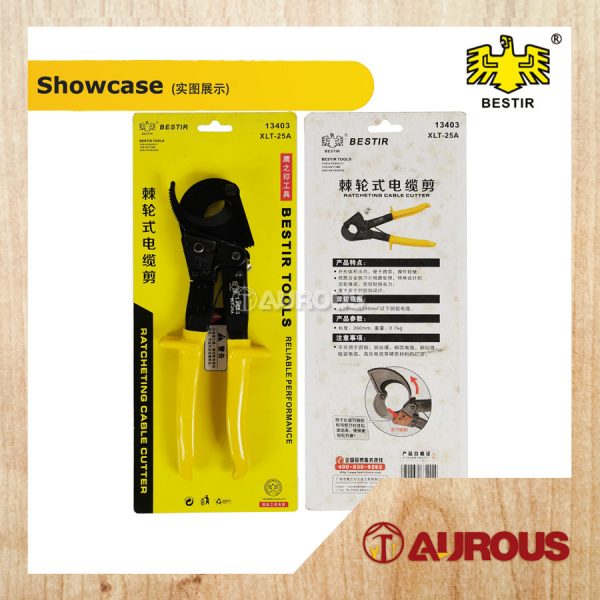 BESTIR HIGH QUALITY RATCHETING CABLE CUTTER 10'' (13403) - Image 5