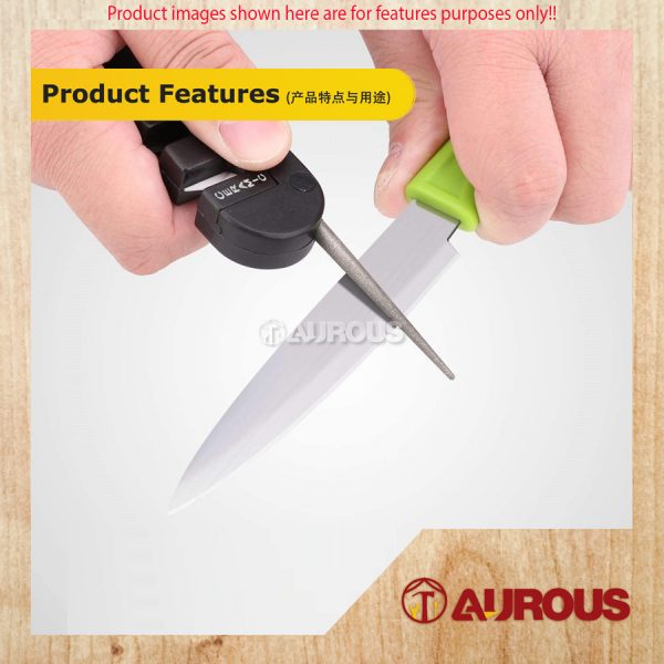 PORTABLE 3 IN 1 MULTIFUNCTION MINI POCKET KEYCHAIN SHARPENER FOLDABLE KNIFE SHARPENING TOOL - Image 8