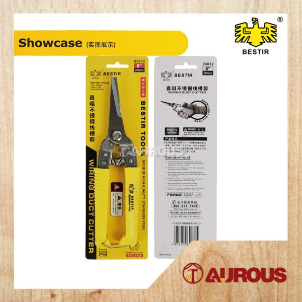 BESTIR STAINLESS STEEL BY-PASS PRUNER PRUNING SHEAR 8''/GUNTING MEMOTONG BESI/CAWANGAN POKOK (STRAIGHT) (03612) - Image 5