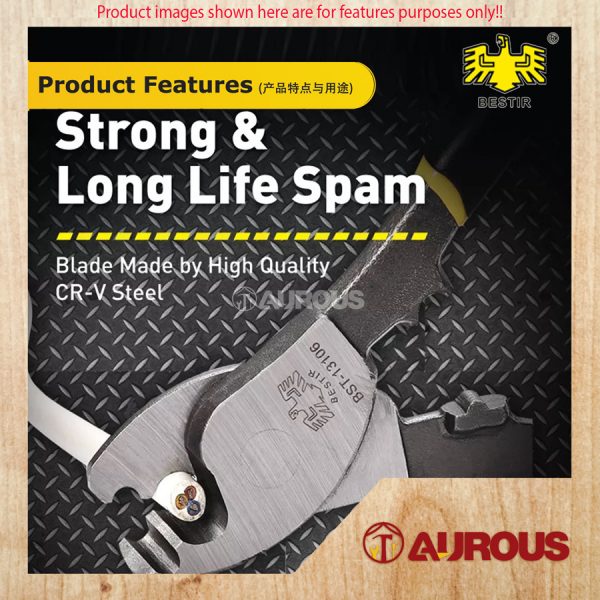 BESTIR HEAVY DUTY CABLE CUTTER 6'' & 8'' / PEMOTONG WAYAR KABEL (13106 & 13108) - Image 7