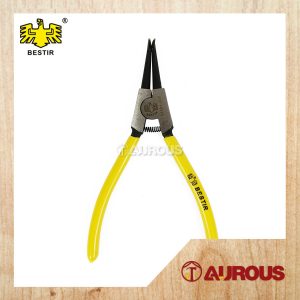 BESTIR SB RETAINER PLIER BENT TIP EXTERNAL CIRCLIP PLIERS 7''/TANG KAD SIKU (12133)