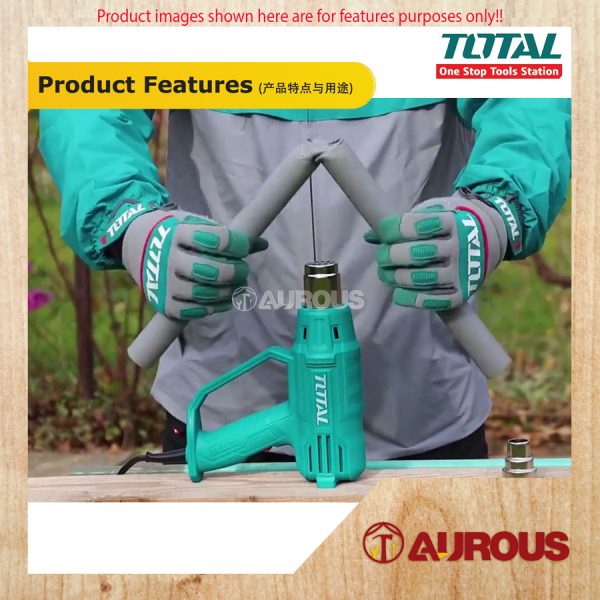 TOTAL HEAT GUN / HOT AIR GUN 2000W WITH 1 NOZZLE (TB200365) - Image 9