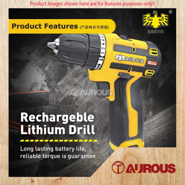 BESTIR ELECTRIC BRUSHLESS CORDLESS DRILL DRIVER 16V / GERUDI ELEKTRIK (P0921) - Image 3