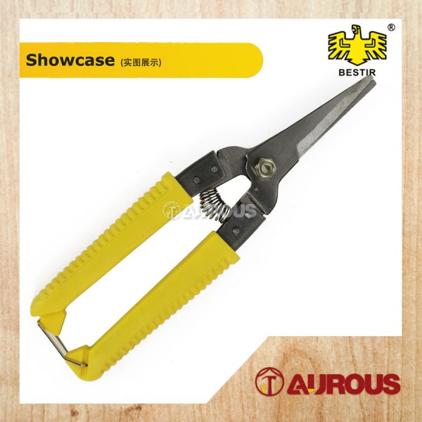 BESTIR STAINLESS STEEL BY-PASS PRUNER PRUNING SHEAR 8''/GUNTING MEMOTONG BESI/CAWANGAN POKOK (STRAIGHT) (03612) - Image 2