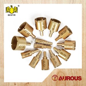 BESTIR DIAMOND CORE GLASS BIT HOLE SAW/SOKET PEMOTONG JUBIN (8MM-50MM)