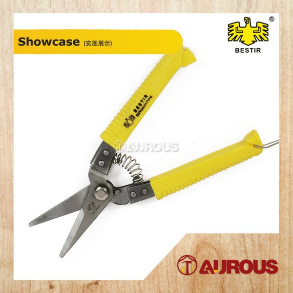 BESTIR STAINLESS STEEL BY-PASS PRUNER PRUNING SHEAR 8''/GUNTING MEMOTONG BESI/CAWANGAN POKOK (STRAIGHT) (03612) - Image 3