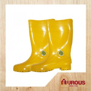 KORAKOH PVC RUBBER BOOTS YELLOW (SIZE 38-43)