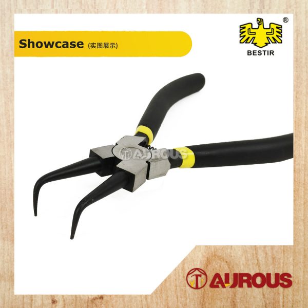 BESTIR HB RETAINER PLIER BENT TIP INTERNAL CIRCLIP PLIERS 7''/TANG KAD SIKU (12123) - Image 5