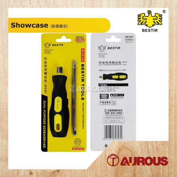 BESTIR 2 WAY SCREWDRIVER DUAL-PURPOSE SCREWDRIVER (95101) - Image 5