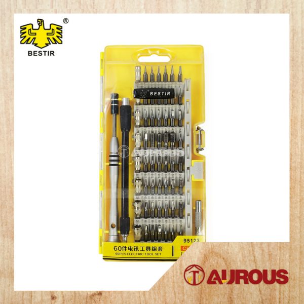 BESTIR 60PCS HEXAGON MAGNETIC SCREWDRIVER BIT SET/PEMUTAR SKRU BIT SET (95123)