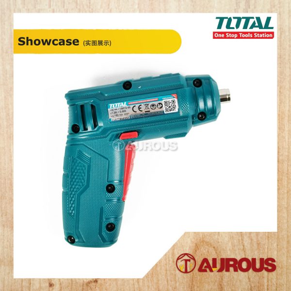 TOTAL LI-ION CORDLESS SCREWDRIVER 1/4'' 4V (TSDLI0402) - Image 2